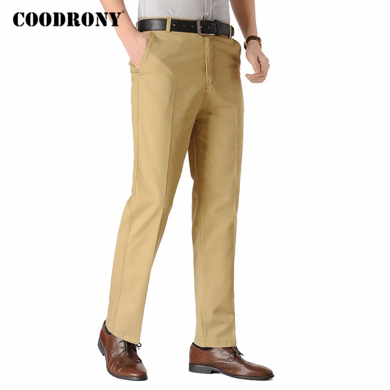 COODRONY Brand Mens Pants Spring Autumn Business Casual Straight Trousers Homme High Quality Soft Cotton Pant Men Clothing C9001 COODRONY Brand Mens Pants Spring Autumn Business Casual Straight Trousers Homme High Quality Soft Cotton Pant Men Clothing C9001