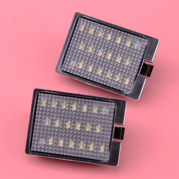 

68370520AA 68244899AA 2pcs Rear License Plate Led Light Lamp White 6000k Fit for Dodge Durango 2014 2015 2016 2017 2018