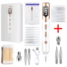  Electric Plasma Mole Removal Pen Laser Set Wart Remover Skin Pore Care Corn Freckle Dark Tag Nevus Pimple Spot Tattoo Cleaner 