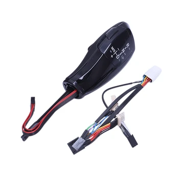 

Car Leather Lhd Automatic Led Gear Shift Knob Handle Gear Knob Shifter Lever For E46 E60 E61 E63 E64