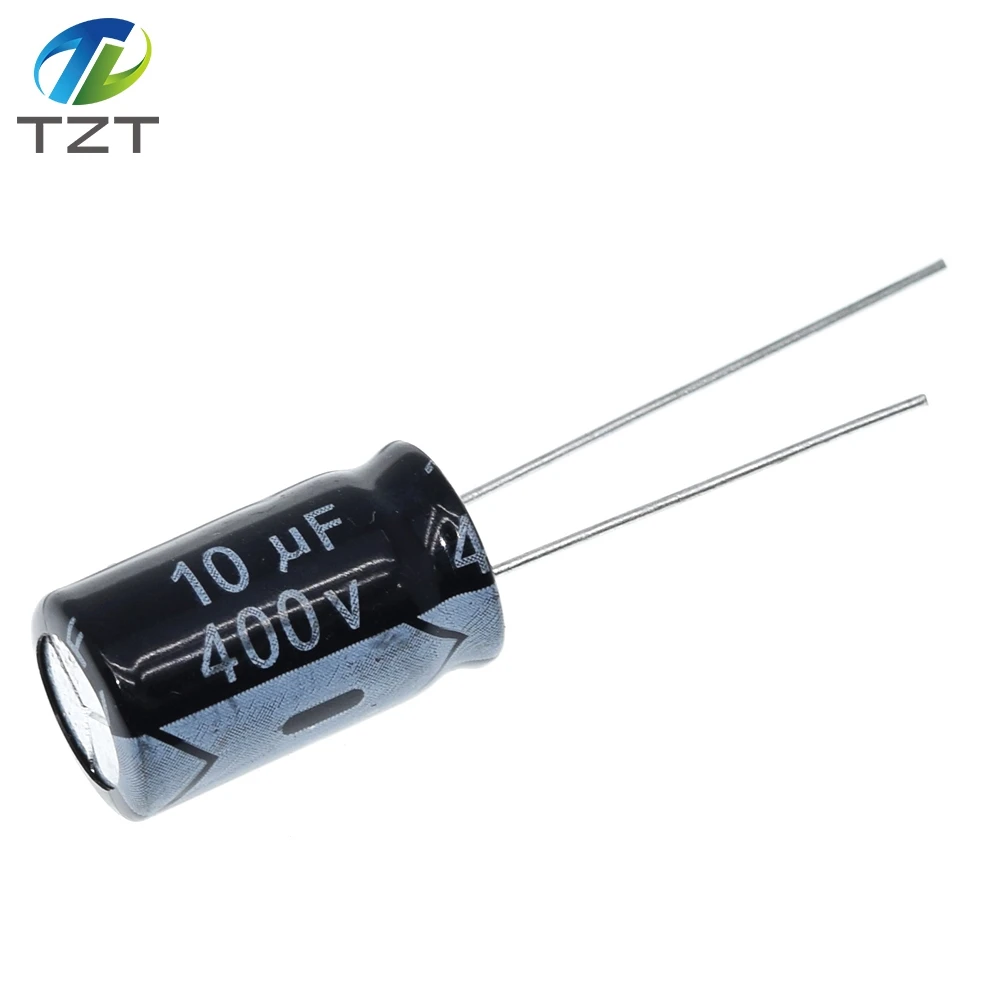 10PCS 400V10UF 10*17mm 10UF 400V 10*17 Electrolytic capacitor electrolytic capacitor aluminum electrolytic capacitor