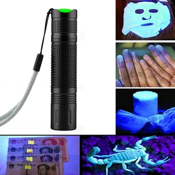 

Mini Flashlight Torch LED Flashlight Camping Emergent Lamp Outdoor Sporting Super Bright Durable Tactical Military 365nm