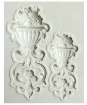 

European pattern turn silica gel mold cake surround mold various decorative mold DIY chocolate turn sugar mold