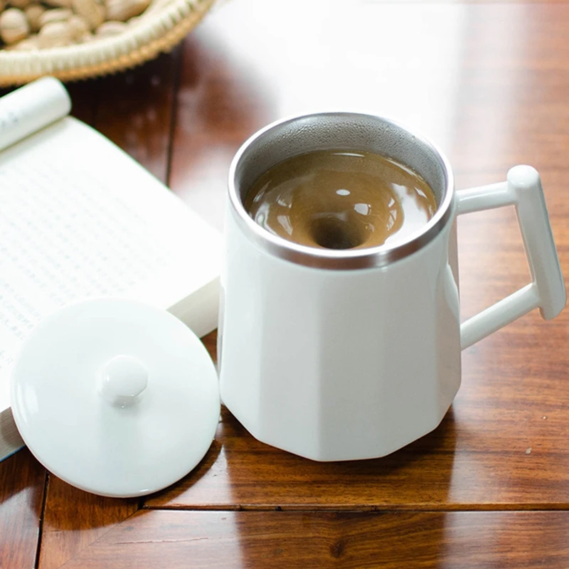 

Hot New Intelligent Automatic Temperature Control Mixing Cup Mug Without Charging Coffee Milk Mix Mug Creative Lazy Thermos Cup