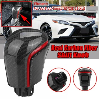 

Auto Carbon Fiber Car Gear Shift Knob Gearstick for Toyota Camry SE XSE LE XLE 2018-2020