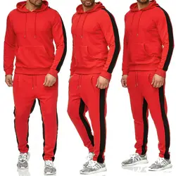 2019 новый спортивный костюм мужской брендовый костюм мужские толстовки наборы мужские спортивные костюмы Спортивная одежда для бега