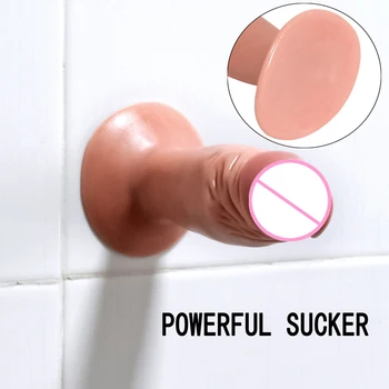 Mini Size Dildo Rubber Penis Women Artificial Giant Long Suction Cup Anal Dildo Fake Penis Dick Toys For Adults 18 Sex Shop 1