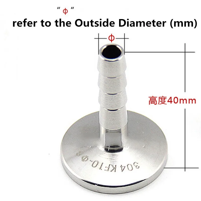 adaptador KF-16 KF-25 KF-40 KF-50 flange tamanho