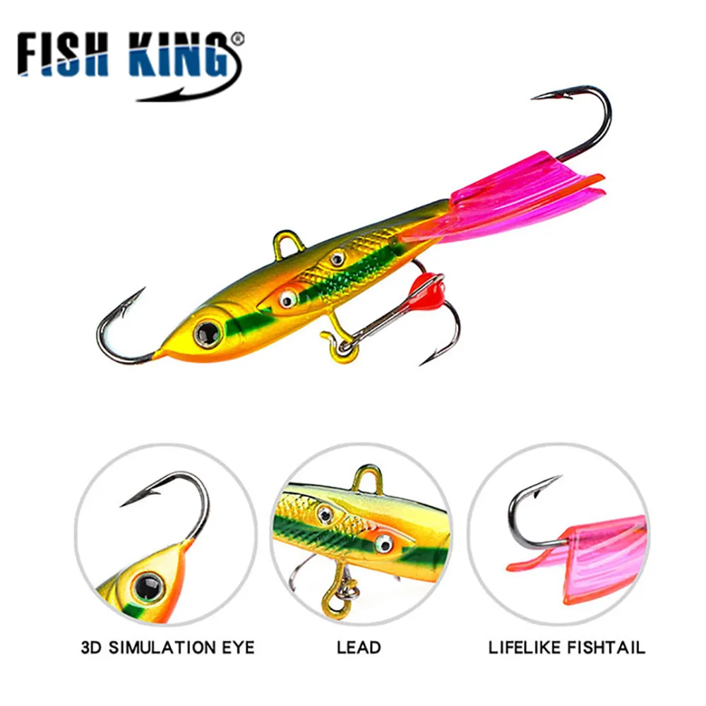 FISH KING зимняя рыболовная приманка для подледной рыбалки 6 3 см/10 г 8 5 см/20