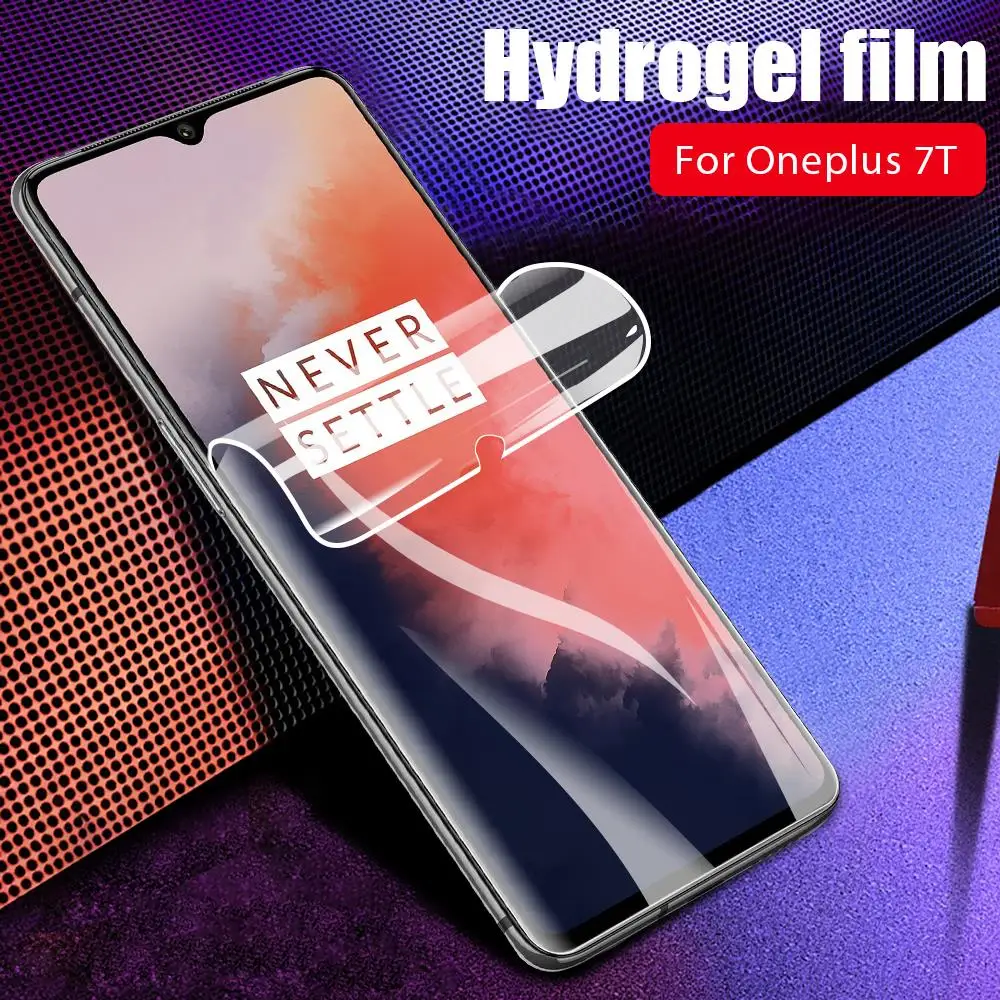 Гидрогелевая пленка для Oneplus 7 T Pro t полное покрытие защитная стеклянная pro мягкая |
