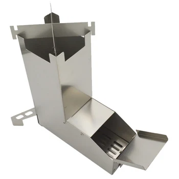 

Wood Stove Collapsible Wood Stove Lightweight Folding Wood Burning Stainless Steel Wood Stove Picnic Cooking Furnace