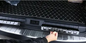 

For Land Rover L462 Discovery 5 2017 2018 Auto Styling Trunk Door Rear Bumper Sill Plate Protection Kit Cover Trim 2 Pcs