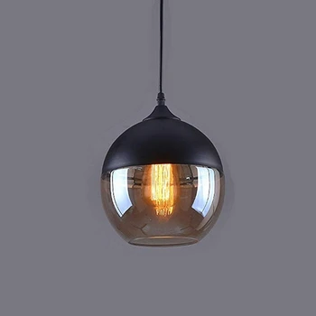 

Hanging Lights LED Nordic Fixtures Chandelier for Home Decoration Retro Living Room Pendant Lamps Glass Anti-breakage Vintage