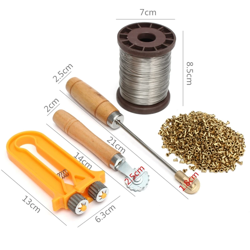 

Eyelets Beekeeping Bee Frame Wire Cable Tensioner Crimper Frame Hive Wire Embedders Beekeeping Tools