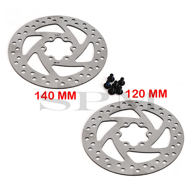 Outdoor Cycling Disc Brake Piece Rotor 120/140mm Electric Scooter Mountain Bike Bicycle Brake disc 6 holes