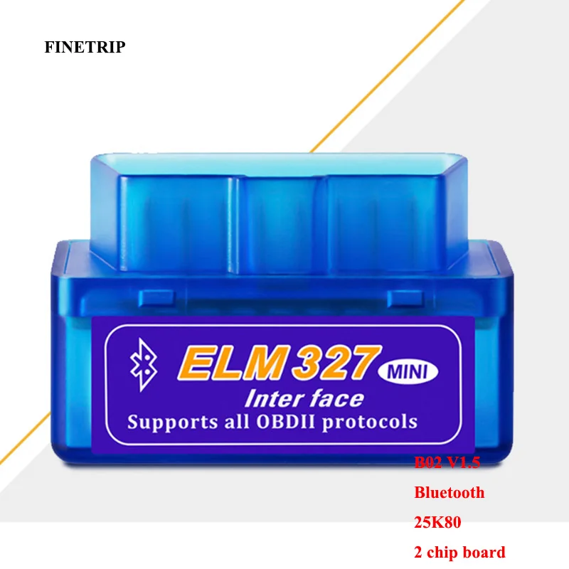 

2019 Super Mini ELM327 Bluetooth V2.1/v1.5 25k80 Optional OBD2 Car Diagnostic Tool For Android/Symbian For OBDII Protocol