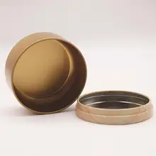 

Tin Box Modern Mini Easy to Use Black Elegant Cosmetic Pot for Gift Cosmetic Pot Tea Box