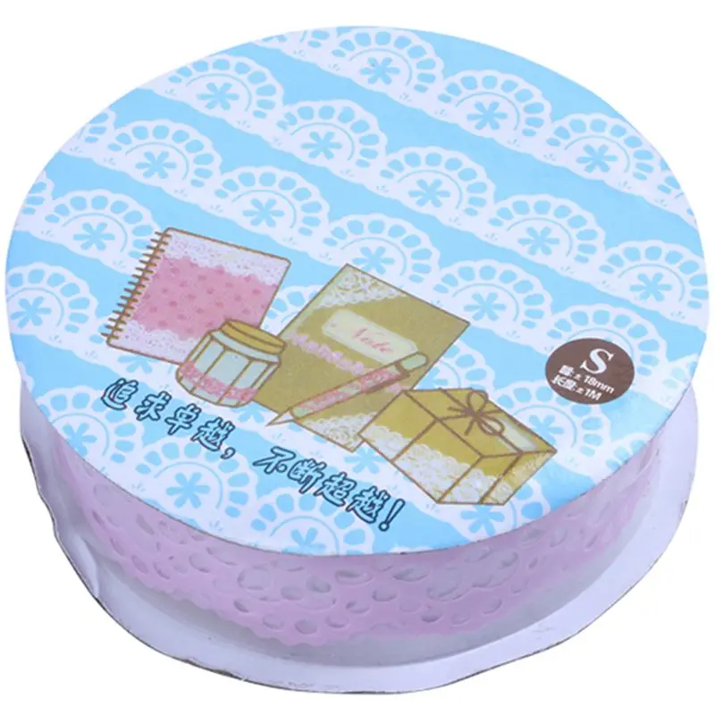 

Lace Tape Washi Self Adhesive Label Diary Sticker Scrapbooking Paper Decorating