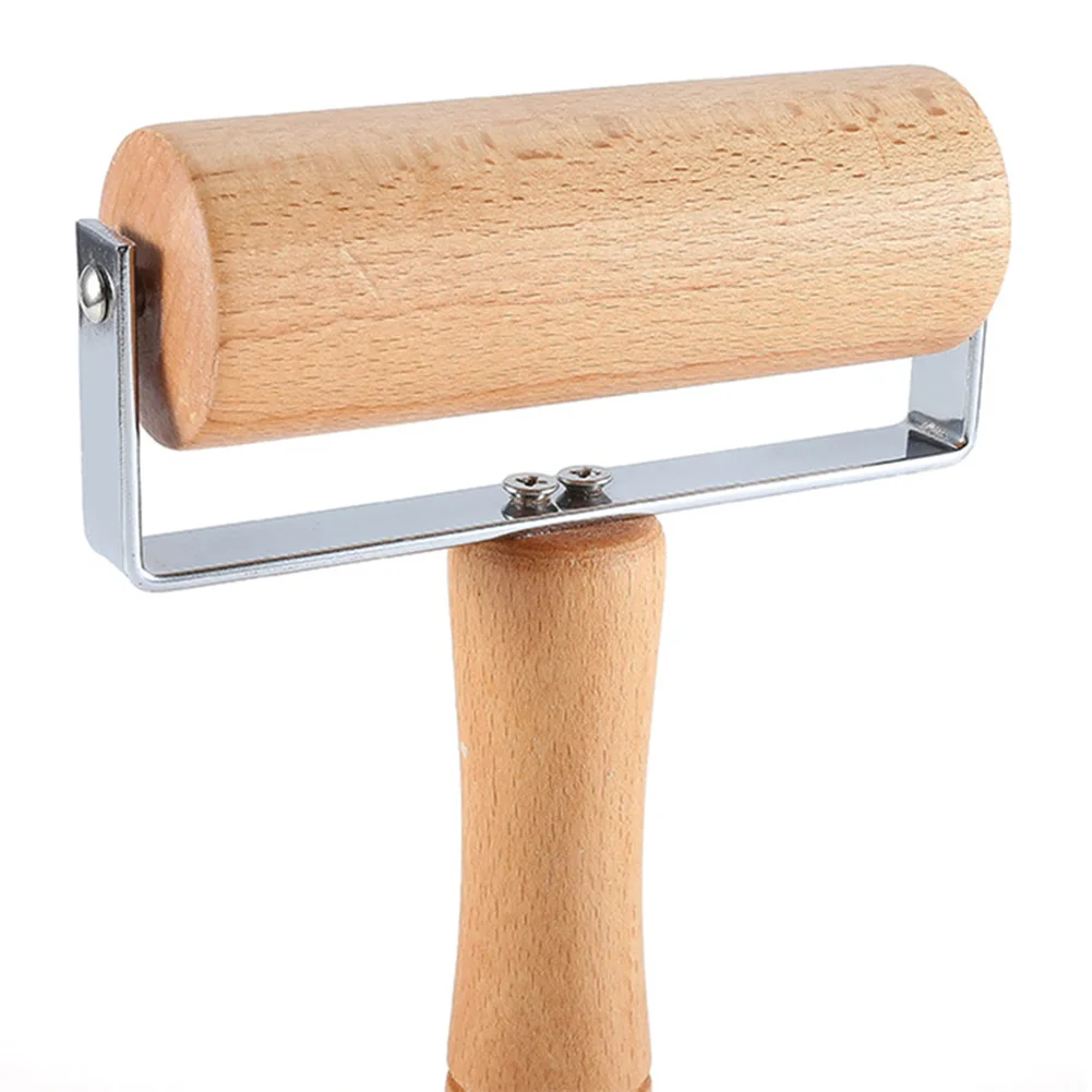 Wooden Rolling Pin, Hand Dough Roller for Pastry, Fondant, Cookie Dough, Chapati, Pasta, Bakery, Pizza Kitchen Tool