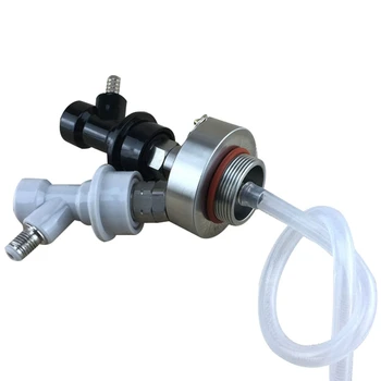 

Beer Growler Spear Stainless Steel Ball Lock Mini Keg Tap Dispenser with Ball Lock Kits for Craft Beer Growler Homebrew Spear Be