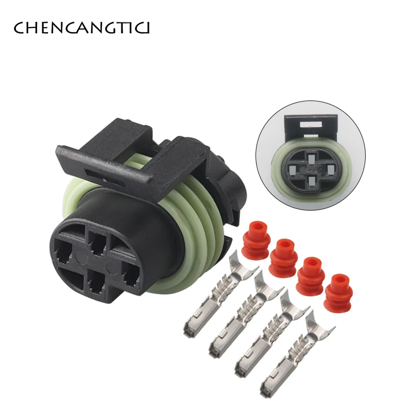 5 комплектов Delphi 4 Pin Way Metri Pack 150 Герметичный Женский Электрический разъем