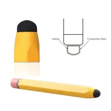 Цветной желтый емкостный сенсорный экран для IPad телефон планшет стилус для рисования письмо и рисование ручка