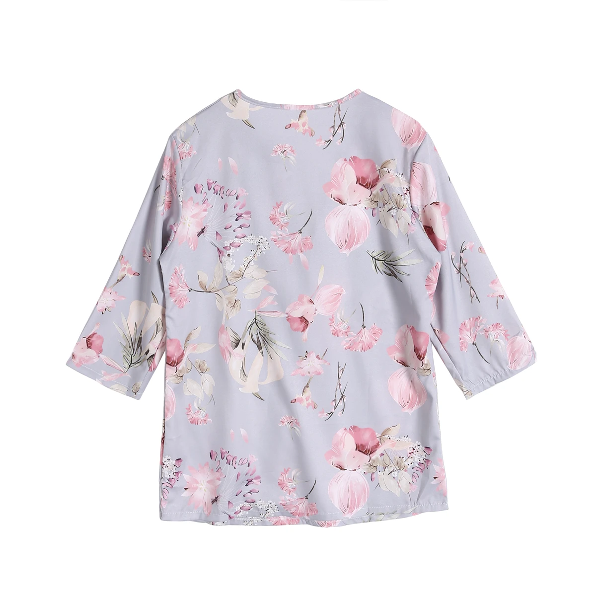 Women Half Sleeve Floral Loose Blouses Summer Casual Tops Female Shirt OL Ladies Button Blouse Streetwear Woman Clothes