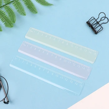 

Candy Color Plastic Ruler Multicolour Flexible Creative Stationery School Supply