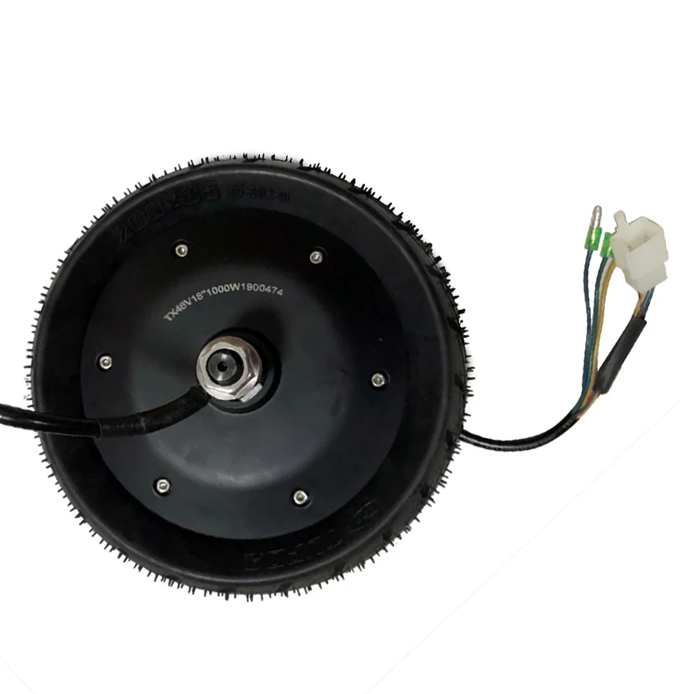 

48V 1000W 8 Inch Electric Bicycle Scooter Motor Fat Tire 200*85 8''wheel Brushless Toothless Hub Motor E bike Engine Wheel Motor