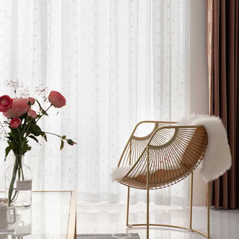 Modern-White-Cute-Tulle-Curtains-for-Living-Room-Jacquard-Wave-Dot-Cotton-Candy-Window-Screen-Linen (2)