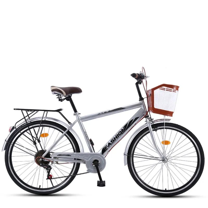 Commuter Bike 26 Inch Variable Speed Variable Vintage Retro Man and Woman Adult Bicycle Student City Light Tide