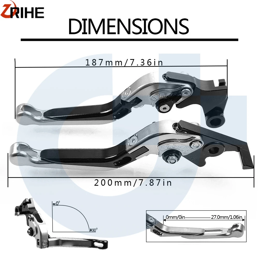 Для DUCATI 950 MULTISTRADA 950 MULTISTRADA Мотоцикл CNC Тормозная ручка регулируемые складные сцепления Тормозные ручки ручка