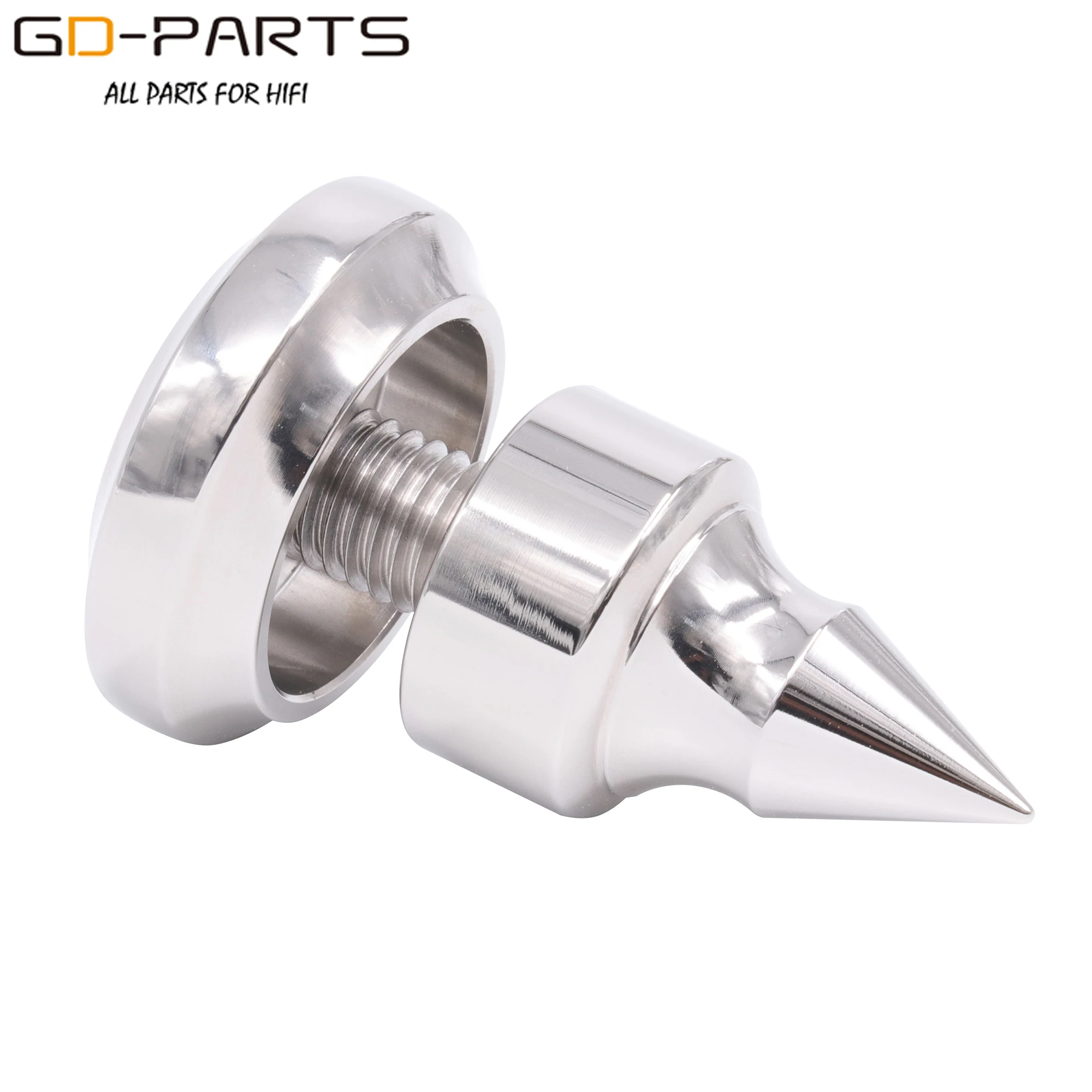 M6 M8 M10 Stainless Steel Speaker Isolation Spike Feet Stand Damper Cone For Hifi Audio Turntable Recorder AMP Height Adjustable