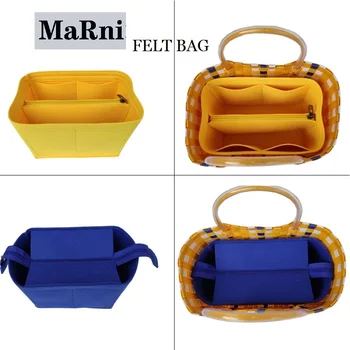 

For MRI market Bag Felt Cloth Insert Bag Organizer Makeup Handbag Organizer Travel Inner Purse Portable Cosmetic Bags