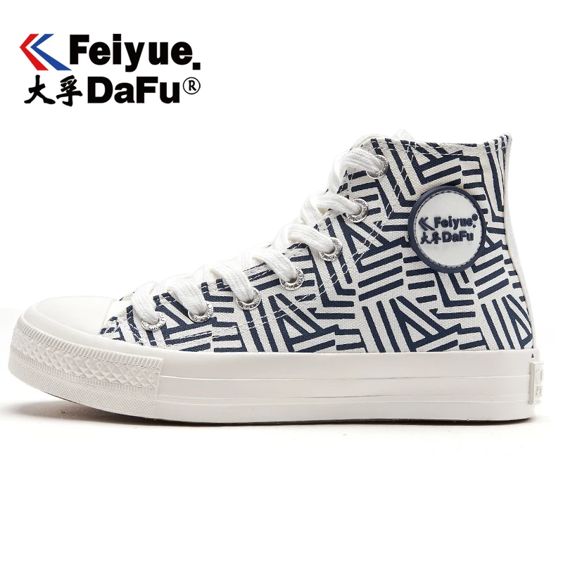 Feiyue/Новинка 2172 года; парусиновая обувь с высоким берцем; Мужская и женская обувь; вулканизированные кроссовки на плоской подошве; повседневная обувь в уличном стиле; 2 цвета; нескользящая обувь