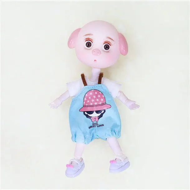 Dream Fairy 1/12 BJD кукла DODO Pigies игрушка кукла с волосами одежда обувь 14 см мини кукла шарнир тела ob11 милый детский подарок - Цвет: j