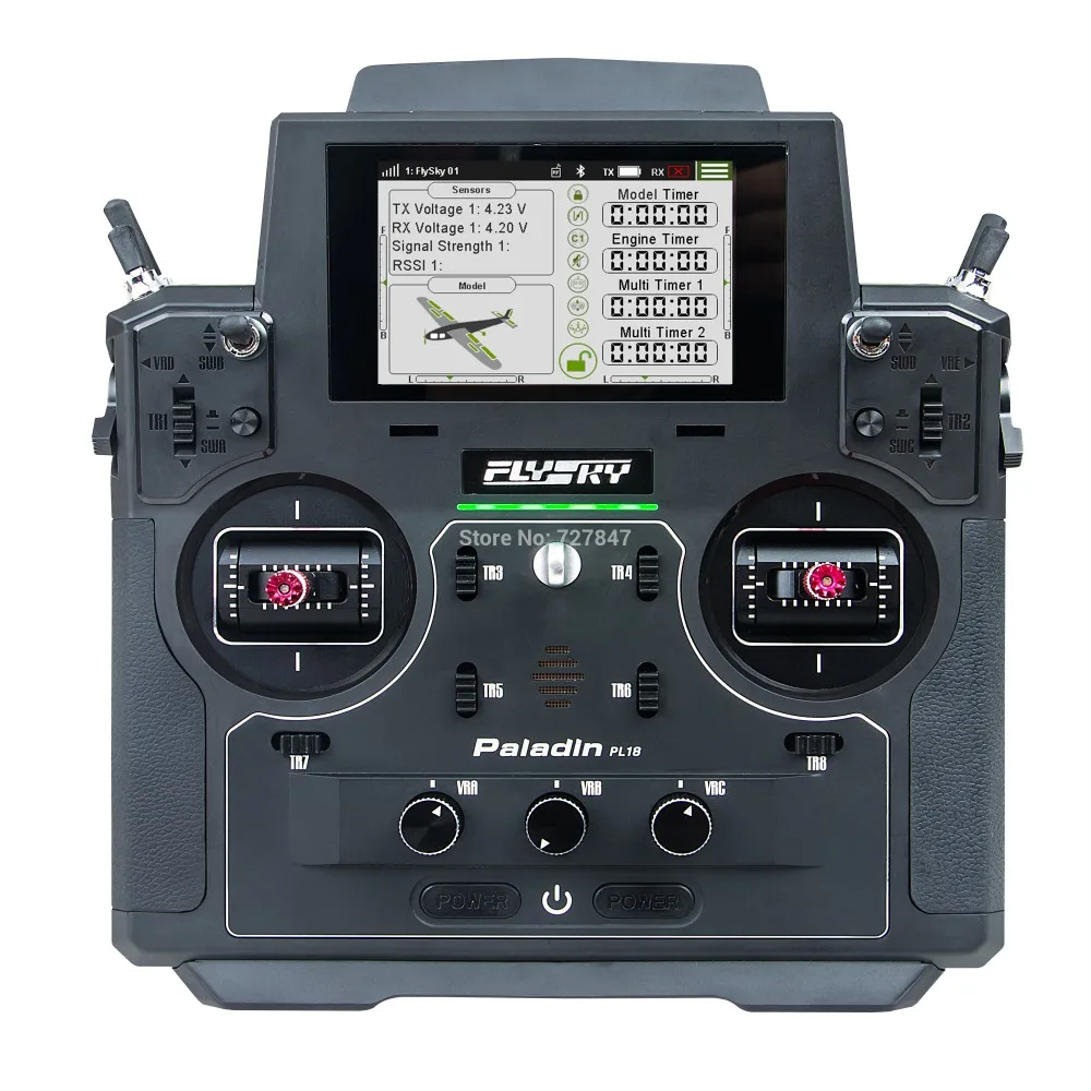 Flysky FS-PL18 Paladin 2,4 г 18CH радио передатчик с FS-FTr10 приемник HVGA 3,5 дюймов TFT сенсорный экран для RC FPV гоночный Дрон