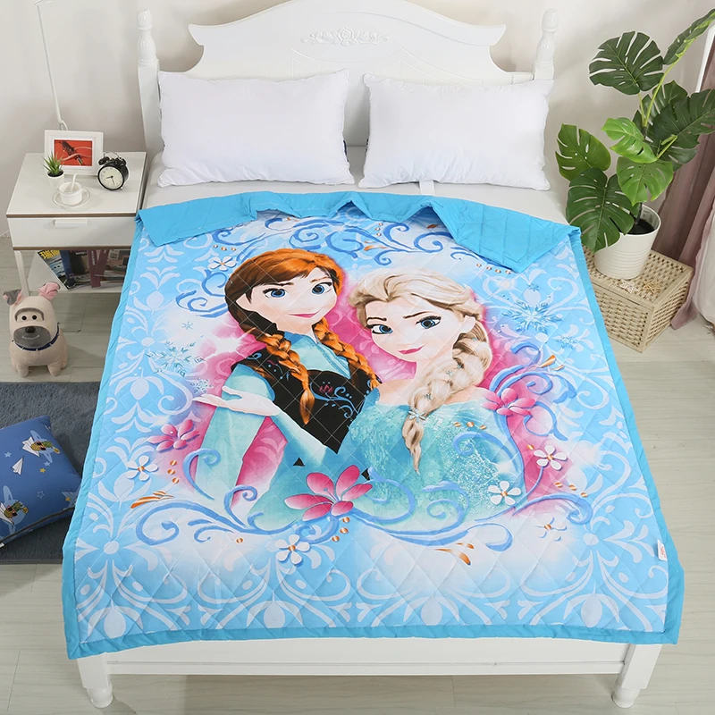 Disney Frozen Эльза Анна Принцесса Mc королева Человек паук София летнее тонкое одеяло