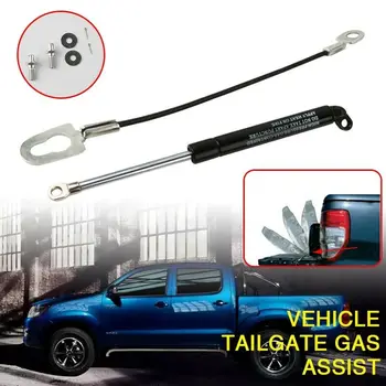 

pcmos 2019 New Car Tailgate Gas Assist Slowdown Struts Fit For Toyota Hilux Revo M70 M80 2015 Exterior Parts Towing Hauling