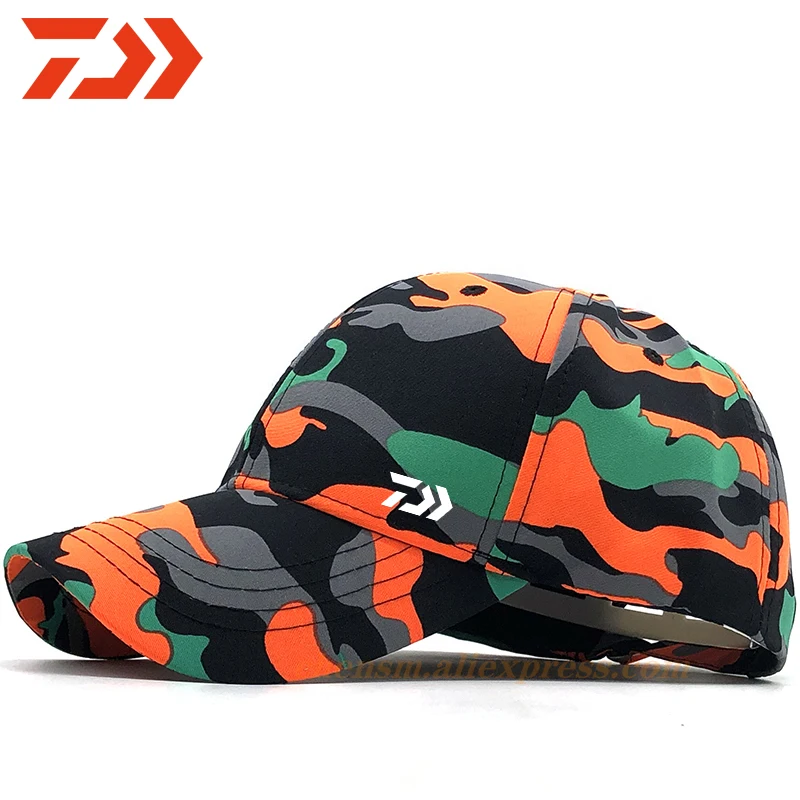 Dawa 2021 New Camo Baseball Cap Men and Women Tactical Camouflage Snapback Fishing Breathable Hat High Quality Windproof Sun Cap