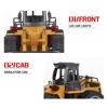 HUINA 1/18 RC Truck Bulldozer Car Alloy Tractor Model 2.4G Radio Controlled Car Engineering Cars Excavator Toys For Boys kid 3