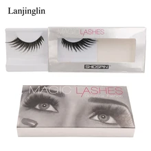 LANJINGLIN, 1 пара, накладные ресницы, натуральные, длинные, ручная работа, Полоска, накладные ресницы, инструмент для макияжа, наращивание ресниц, макияж