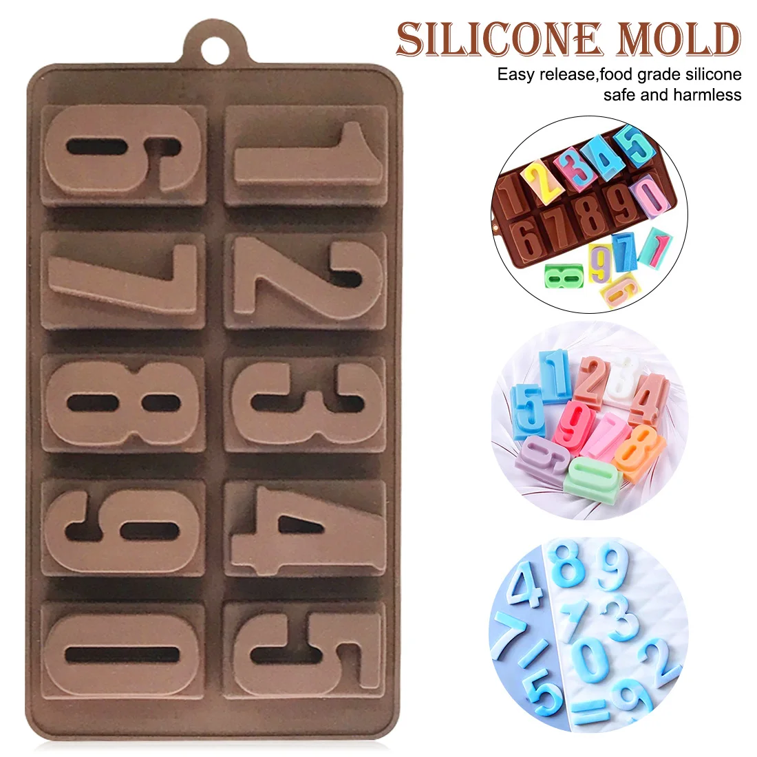 Силиконовые трафареты для мыла шоколада 10 отверстий|molde silicone|chocolate moldchocolate mold silicone