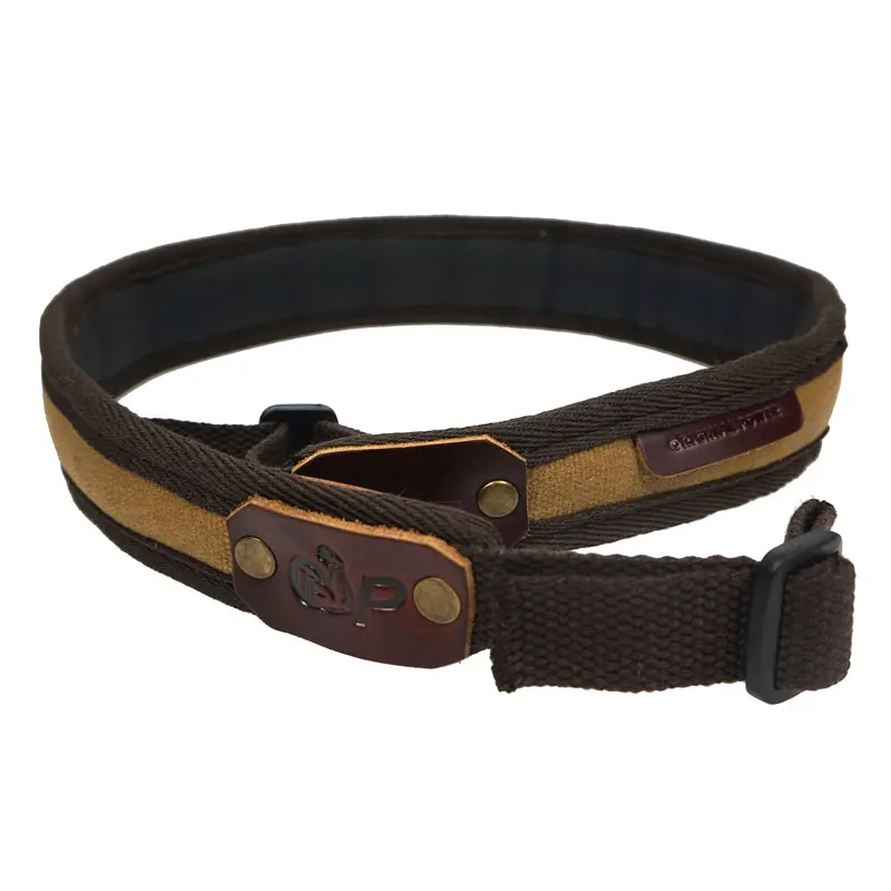 Khaki Sling Регулируемые ремешки для ружья винтовки из вощеной ткани, крепления для плеча, тактические 2 точечные ремни для ружья, Охотничьи аксессуары - Цвет: Khaki Sling