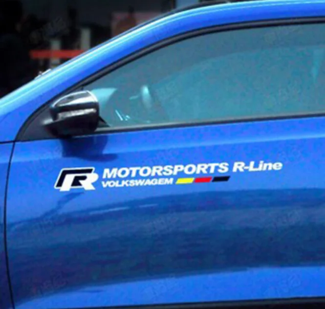 Напрямую от производителя оптом наклейки на бампер Volkswagen Golf 6 Scirocco cc модифицированные rline боковые наклейки на дверь Reflectiv
