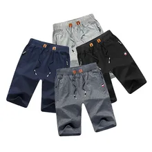 Однотонные компрессионные летние шорты штаны Pantalones Cortos Hombre пляжные хлопковые Повседневные Шорты Для Фитнеса Ropa Para Hombre повседневные