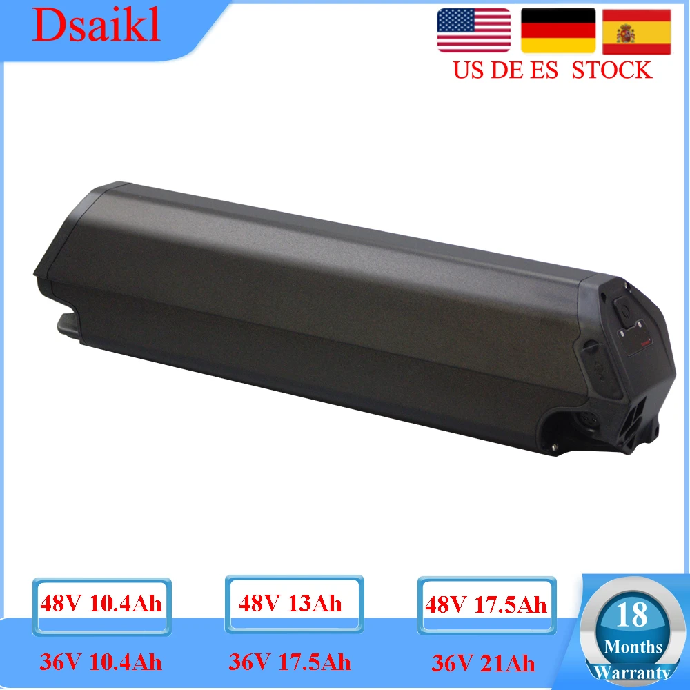 SEASON Gepäckträger-Akku 36V 13–17,4Ah – Lithium-Ionen Für E-Bike Bis 1000W, Inkl. Ladegerät & Schlüssel SEASON Gepäckträger-Akku 36V 13–17,4Ah – Lithium-Ionen Für E-Bike Bis 1000W, Inkl. Ladegerät & Schlüssel