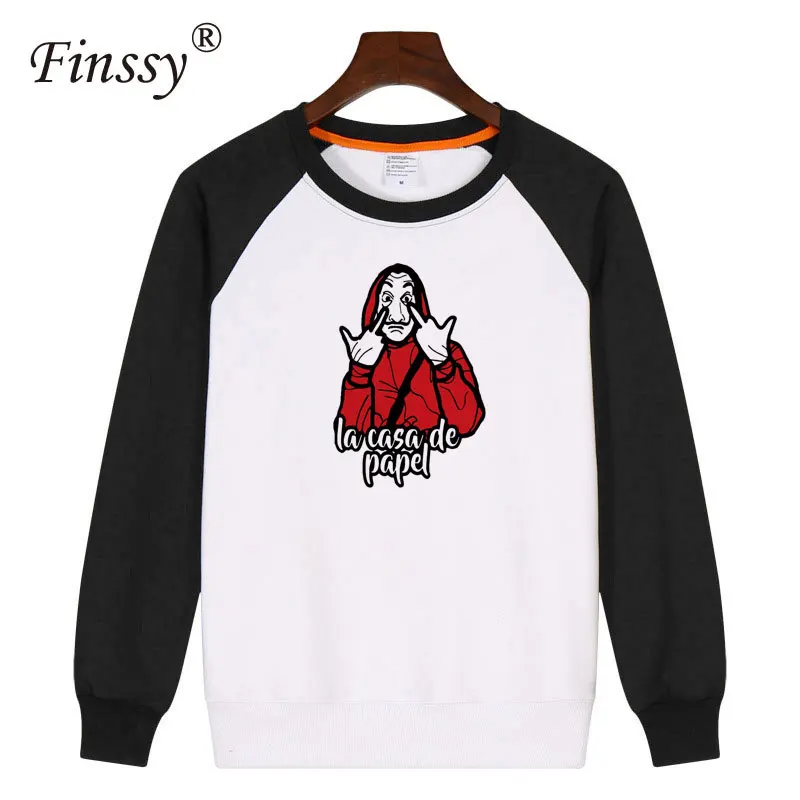 TF95-07B Мужские La Casa De Papel Money Heist House Of paper, женские и мужские зимние теплые толстовки с длинным рукавом и принтом, пальто в стиле хип-хоп, одежда - Цвет: TF95-07B