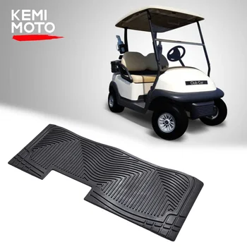 

KEMIMOTO Golf Cart 8mm thick Floor Mat Floorboard Cover for Club Car Precedent Black Heavy Duty Rubber Brand New