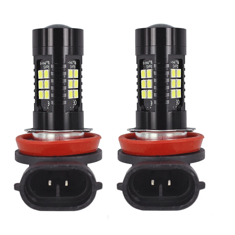 

2PCS LED Car Bulbs H8 H11 9005 9006 21 SMD 3030 Super Bright Auto Led Bulb Lamp 6000K Fog Light Cars Driving Lamp DRL